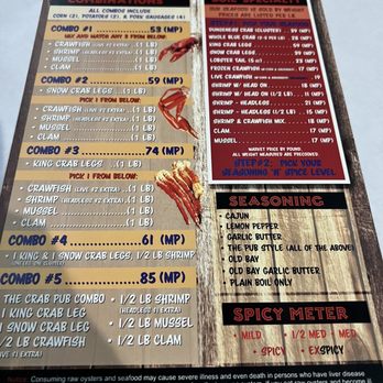 Crab Pub - Menu - Seafood Near Me - Oceanside, California Crab Pub - Menu - Seafood Near Me - Oceanside, California