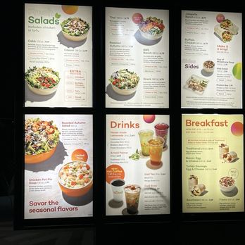 Salad and Go - The menu. - Salad Near Me - San Antonio, Texas