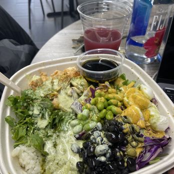 Simpli Fresh - a plate of salad and a drink - Wraps Near Me - Ann Arbor, Michigan