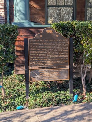 Birthplace of Silicon Valley by null