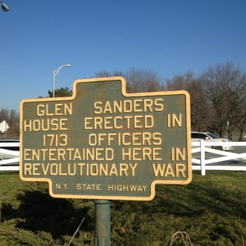 The Glen Sanders Mansion - Historic sign out front - Hotels Near Me - Schenectady, New York The Glen Sanders Mansion - Historic sign out front - Hotels Near Me - Schenectady, New York