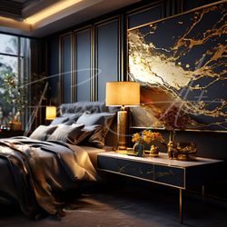 Fargo's Art Faux Painting - Gold leaf on paintings and walls