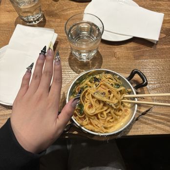 Kiraku - Example of how small our dish was - Tapas/Small Plates Near Me - Berkeley, California