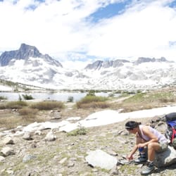 Inyo National Forest - Thousand Island Lakes on the way out thru the PCT.