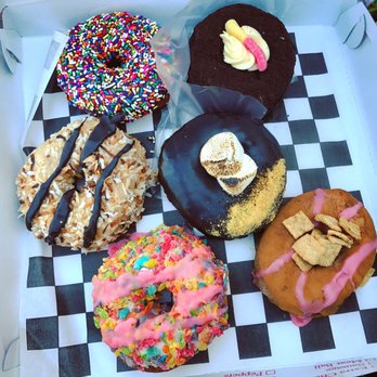 Diablo Doughnuts - Chocolate sprinkle, cookies n cream, samoa, s'more, unicorn farts, sin crunch - Donuts Near Me - Baltimore, Maryland Diablo Doughnuts - Chocolate sprinkle, cookies n cream, samoa, s'more, unicorn farts, sin crunch - Donuts Near Me - Baltimore, Maryland