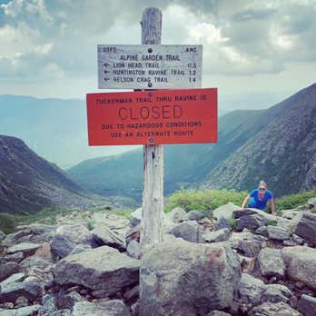 Mount Washington - Tuckermans trail was apparently closed! Oops I need to get better at reading signs - Hiking Near Me