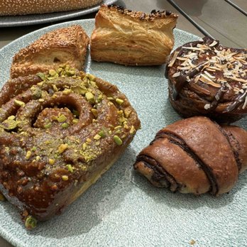 K'Far Cafe - Pistachio sticky bun, chocolate rugelach, coconut babka, potato boureka, feta boureka - Cafes Near Me - Philadelphia, Pennsylvania K'Far Cafe - Pistachio sticky bun, chocolate rugelach, coconut babka, potato boureka, feta boureka - Cafes Near Me - Philadelphia, Pennsylvania