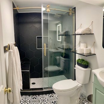 Bear Creek Design Build - Brand new sliding shower door! - General Contractors Near Me - Colorado Springs, Colorado Bear Creek Design Build - Brand new sliding shower door! - General Contractors Near Me - Colorado Springs, Colorado