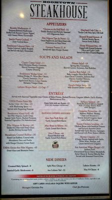 Menu photo 3 Boomtown Steakhouse Verdi, NV
