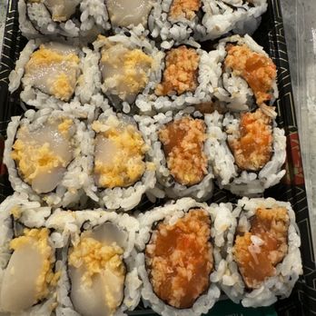 Ten Ichi Mart - Scallop and spicy crunch salmon - International Grocery Near Me - New York, New York Ten Ichi Mart - Scallop and spicy crunch salmon - International Grocery Near Me - New York, New York