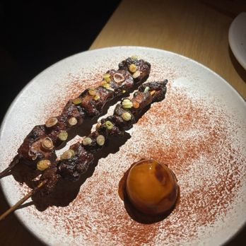 The Four Horsemen - Veal sweetbread skewer - Wine Bars Near Me - Brooklyn, New York