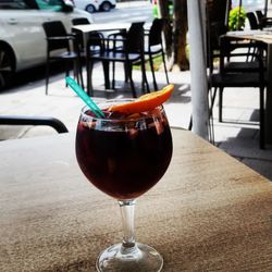 Heladomanía - Sangria at an ice cream shop. Ideal.