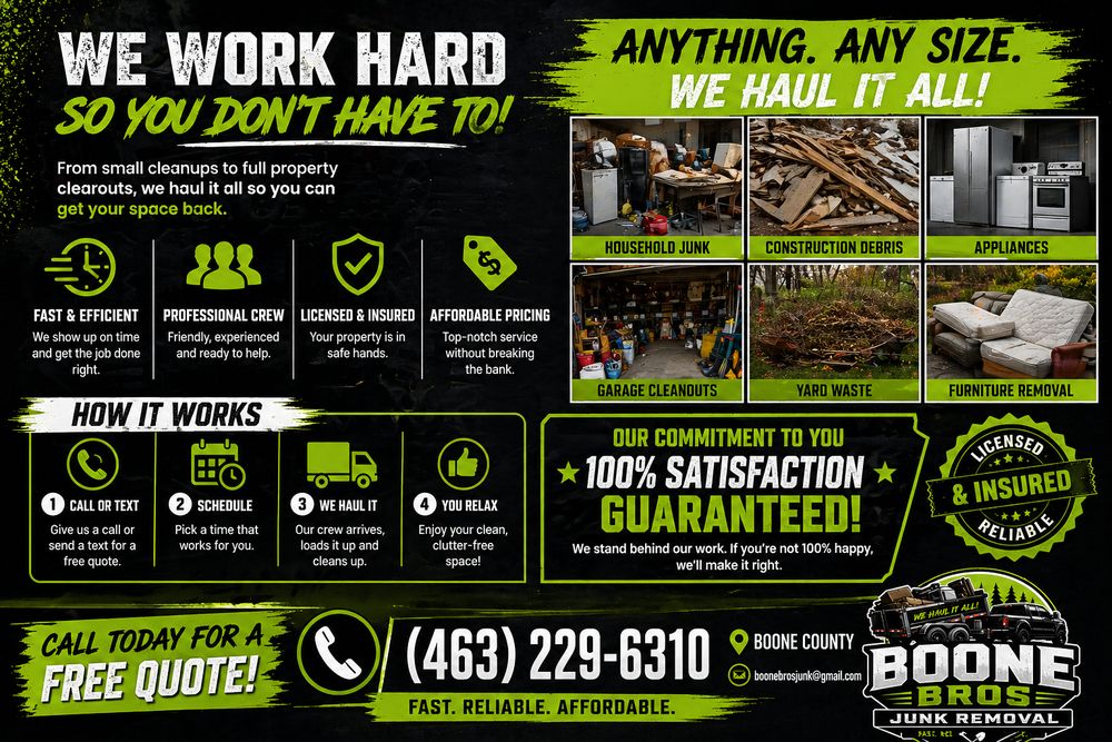 BOONE BROS JUNK REMOVAL - Updated June 2026 - Request a Quote - 11089 ...