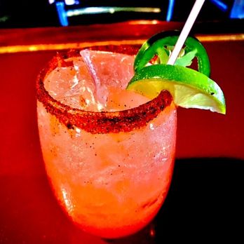 Doc's Bar - Watermelon Jalapeño Margarita with fresh homemade Watermelon and Jalapeño purée... unique to Docs Bar!! A definite must!! - Bars Near Me - Tybee Island, Georgia Doc's Bar - Watermelon Jalapeño Margarita with fresh homemade Watermelon and Jalapeño purée... unique to Docs Bar!! A definite must!! - Bars Near Me - Tybee Island, Georgia