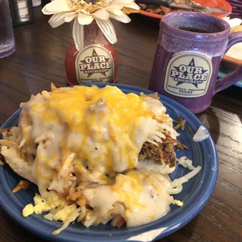 Our Place Restaurant - The steak scrambler - New American Near Me - Mansfield, Texas Our Place Restaurant - The steak scrambler - New American Near Me - Mansfield, Texas