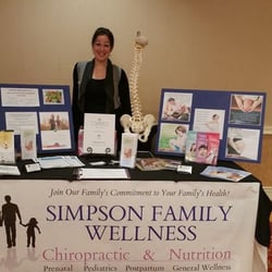 Simpson Family Wellness Chiropractic - Dr. Anna at the CNY Baby Expo