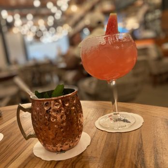 Koko - Moscow mule and SERA SANDIA SERA MELON (it's a watermelon margarita) Delicious and refreshing. 10/10 presentation. - Bars Near Me - Miami, Florida Koko - Moscow mule and SERA SANDIA SERA MELON (it's a watermelon margarita) Delicious and refreshing. 10/10 presentation. - Bars Near Me - Miami, Florida
