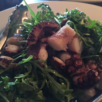 Vecchia Osteria - Grilled octopus on arugula - Italian Near Me - Newtown, Pennsylvania
