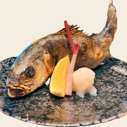 Roppongi Robata & Sushi - Branzino #RoppongiRobataSushi #JapaneseCuisine #SushiLovers #RobataGrill #OmakaseExperience #AuthenticJapaneseFood #NYCDining #OmakaseNYC #C