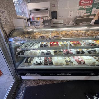 Bova's Bakery - The dessert case. There's are many cases. - Bakeries Near Me - Boston, Massachusetts Bova's Bakery - The dessert case. There's are many cases. - Bakeries Near Me - Boston, Massachusetts