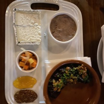 Ariete - Charcuterie- goat cheese, duck patte, blood sausage - New American Near Me - Miami, Florida Ariete - Charcuterie- goat cheese, duck patte, blood sausage - New American Near Me - Miami, Florida