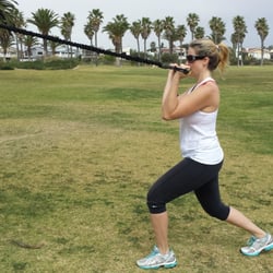 True Fitness By Katrina - TRX Rip Trainer Lunge to Bicep Curl