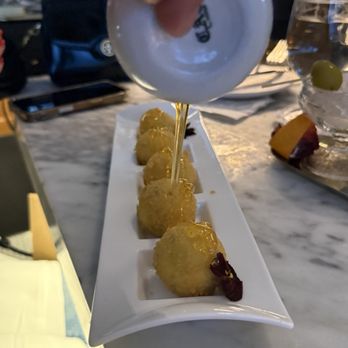 Paris Bar - Goat cheese croquettes - French Near Me - New York, New York Paris Bar - Goat cheese croquettes - French Near Me - New York, New York
