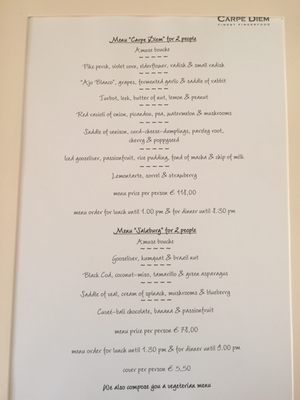Menu photo 5 Carpe Diem Salzburg, 5