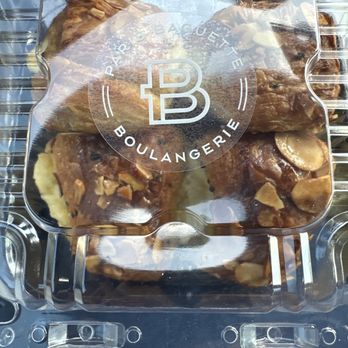 Paris Baguette - Almond Croissant with cheese--new for me to try/love. - Coffee & Tea Near Me - Garden Grove, California