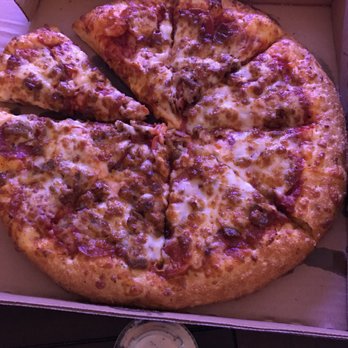 Giant Pizza King - Pepperoni and sausage pizza! Extremely hot(fresh out of the oven) - Pizza Near Me - Santee, California