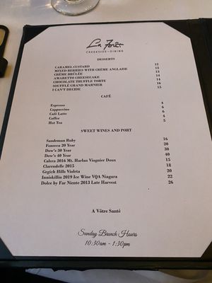 Menu photo 6 La Foret San Jose, CA
