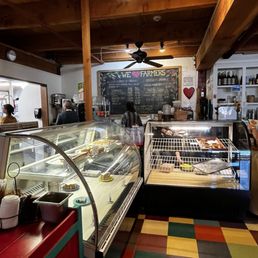 The pastry display refrigerators