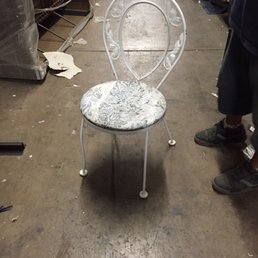 This just one simple project he did for us ( old beat up chair ) Juan brought it back to life ! This just one simple project he did for us ( old beat up chair ) Juan brought it back to life !