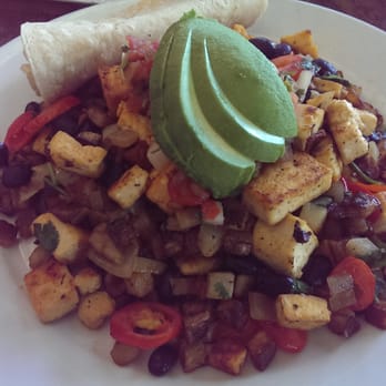 Blu Jam Cafe - Tex mex tofu scramble ($12). Really tasty and a big portion size. - Breakfast & Brunch Near Me - Sherman Oaks, California