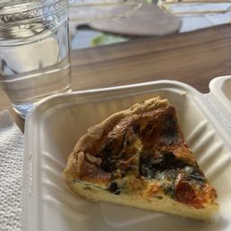 Spinach quiche