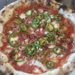 Jalapeño pizza