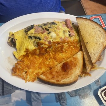 NY Deli - Make your own omelette. Mushroom Swiss and ham. - Delis Near Me - Fort Lauderdale, Florida