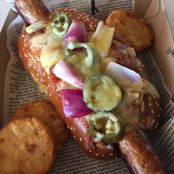 The Grand Bar - Chihuahua dog and tater totts - Bars Near Me - Glenelg, SA