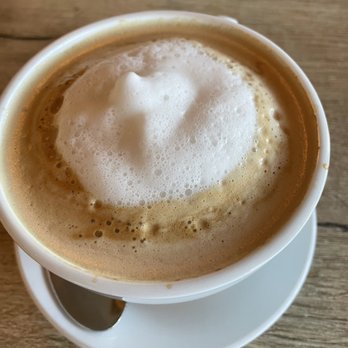 Hugo's - Almond milk latte - Breakfast & Brunch Near Me - Studio City, California Hugo's - Almond milk latte - Breakfast & Brunch Near Me - Studio City, California