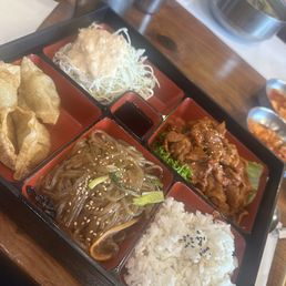 Lunch special spice pork