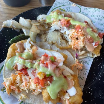Taco Fish la Paz - Shrimp and fish taco - Tacos Near Me - La Paz, BCS