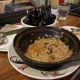 This was mussels and sticky rice... really good!
