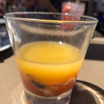 Bluewater Grill - Islander Oyster shooter - Seafood Near Me - Avalon, California