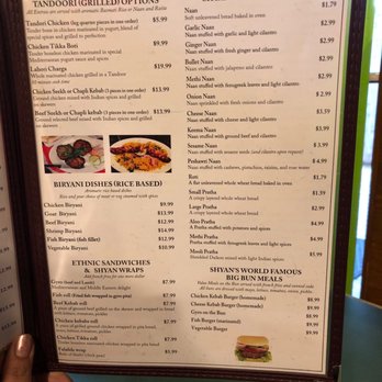 Shyan's Kitchen - Menu - Indian Near Me - Metairie, Louisiana Shyan's Kitchen - Menu - Indian Near Me - Metairie, Louisiana
