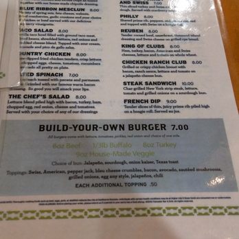 Buffalo Grill - Menu side 1 - New American Near Me - Newkirk, Oklahoma
