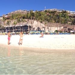 Club Monte Anfi - Veduta dell'hotel dalla spiaggia