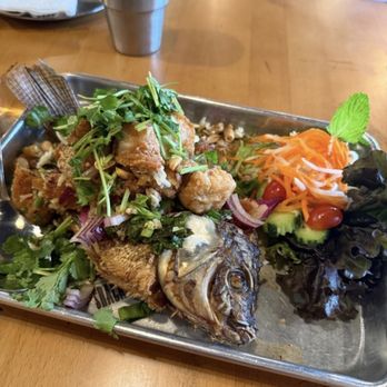 Eat A Lao - over my dead body (larb tilapia) - Vietnamese Near Me - Rockville, Maryland