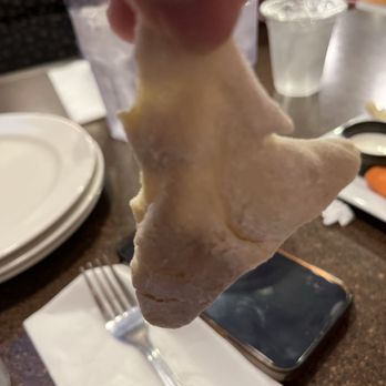 Farrelli's Pizza - This is the kids plate and the bread is raw is this even edible for my baby sis - Pizza Near Me - Lacey, Washington Farrelli's Pizza - This is the kids plate and the bread is raw is this even edible for my baby sis - Pizza Near Me - Lacey, Washington