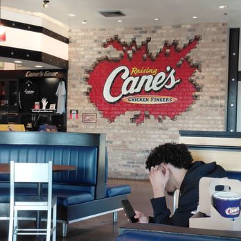 Raising Cane's Chicken Fingers - Inside - Chicken Shop Near Me - Santee, California Raising Cane's Chicken Fingers - Inside - Chicken Shop Near Me - Santee, California