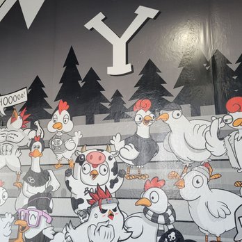 Bok Bok - Mural inside restaurant - Chicken Wings Near Me - Provo, Utah
